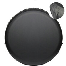 (As show, One size) 15 inch spare tire cover, car tire cover, PVC leather waterproof and dustproof universal spare tire windproof and warm tire cover