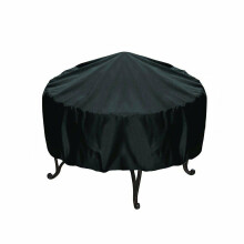 (As show, One size) Protective Cover For Round Brazier - Waterproof - With Hem Cord - Adjustable Release Buckle - Uv Protection - Dust Protection - For Barbecue -142 * 68