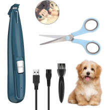 (As show, One size) Professional Dog Clipper Cordless Electric Dog Hair Trimmer Dog Grooming Kit Cat Shaver Pets For Dog Cat Hair Around Face Eyes Ears Hind Legs