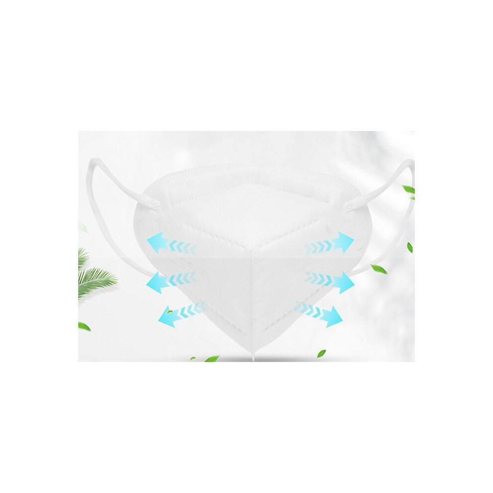 (As Show, One Size) 40Pcs Face Mask Black Ce Certified Kn95 Mask 5-Layer Protective Filtration Rate 95%Mask Packaged Face Mask High Filter Respirator 4704245248529