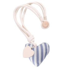 Decorative Curtain Tie Backs Heart Shape Magnetic Attachment for Home Decor Cotton Linen 2Pcs