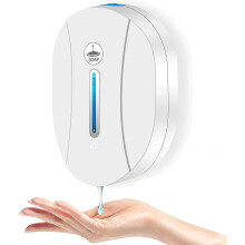 (As show, One size) Wall Mounted Automatic Soap Dispenser 550ml Non-contact Gel Dispenser With Infrared Sensor Drill-free Liquid Soap Dispenser For Kitchen Bathroom Resta