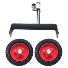Trailer Jack Caster Wheel Lawn Mower Support Wheel Gardeners Heavy Duty Casters Round 1Pack