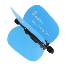 Portable Fan Handheld Golf Practice Blue 26x13.5x4.5cm Batting Distance Improvement 1Set