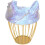 Egg Basket for Fresh Eggs Hen Shape Egg Storage Basket Sky-Blue 21X16.5CM Kitchen Use 1Pcs 4