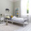 Noa and Nani Otis Single Bed 3ft Frame in White 1