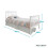 Noa and Nani Otis Single Bed 3ft Frame in White 5
