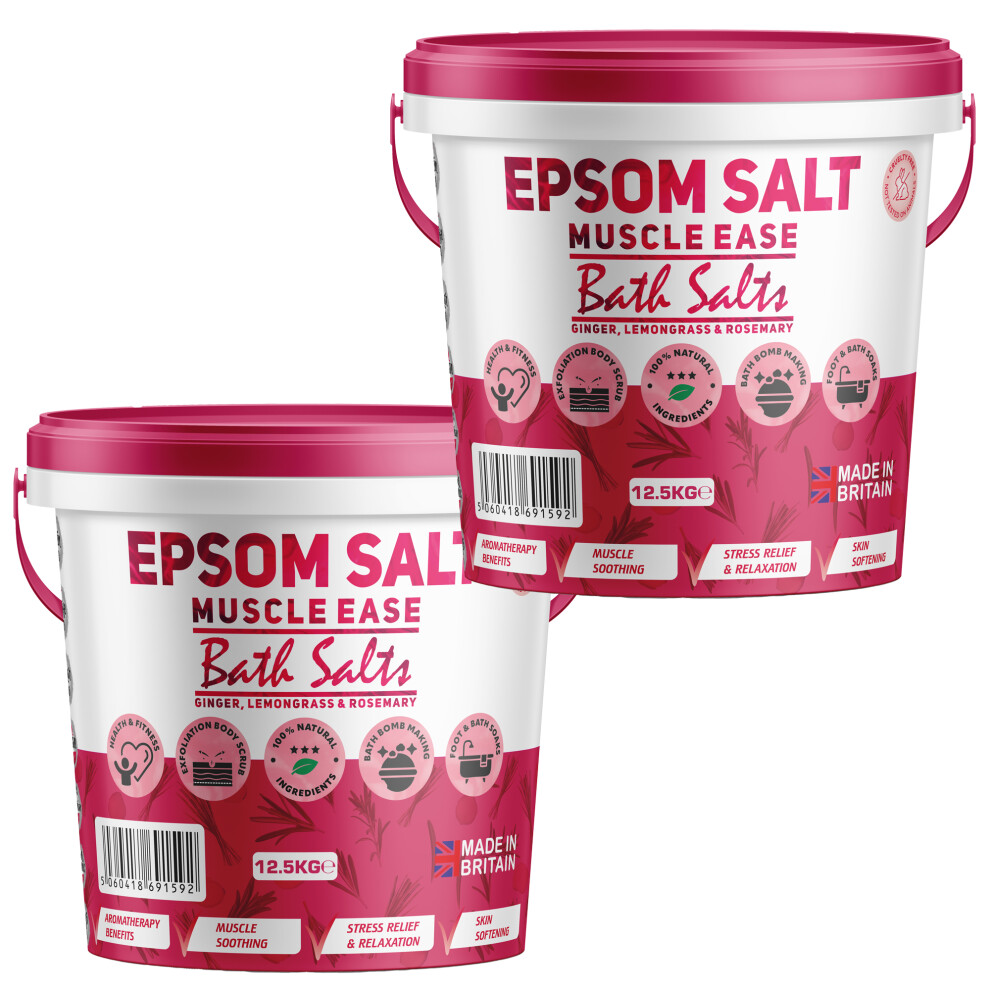 1Ne Nutrition (25Kg) Scented Epsom Salt Muscle Ease Magnesium Sulfate