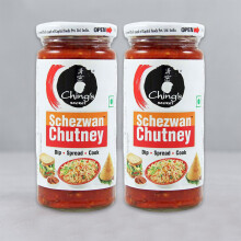 Ching's Secret Schezwan Chutney – 250g (Pack of 2) | Spicy Indo-Chinese Chutney for Dips, Noodles & Cooking | Total: 500g