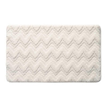 (50*80cm, White) Chevron Soft Bath Mats for Bathroom Non Slip