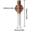 (Brown) Intelligent Induction Corridor Wall  Light, Rechargeable 2