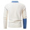 (3XL, Blue) Crochet Sweaters for Men,Pullover Shirts Casual  Fall Winter Shirt 3