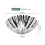(7.2*1.8*2.8cm) 30pcs Cupcake Mold, Stainless Steel Mini Egg Tart Mold 2