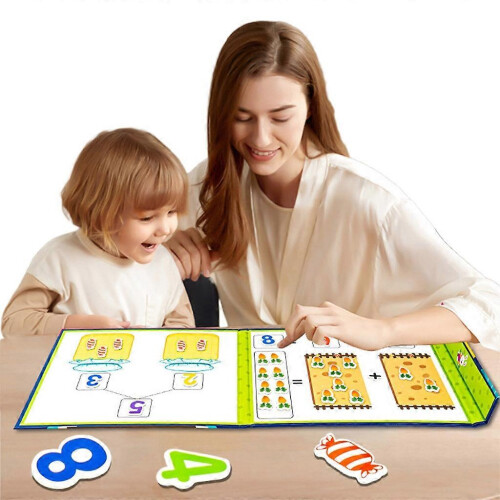 (As show, One size) Preschool Arithmetic Education Book Classroom Math Teaching Aids Learning Gift 1
