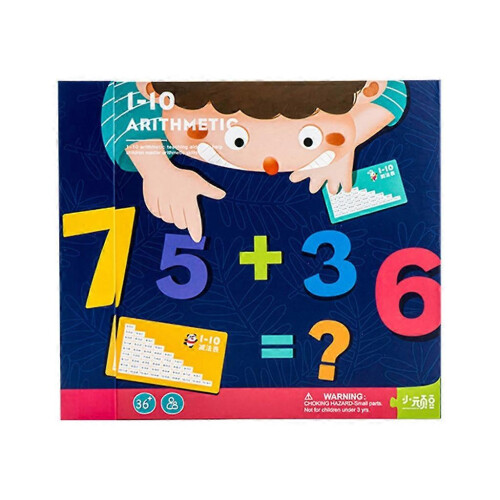 (As show, One size) Preschool Arithmetic Education Book Classroom Math Teaching Aids Learning Gift