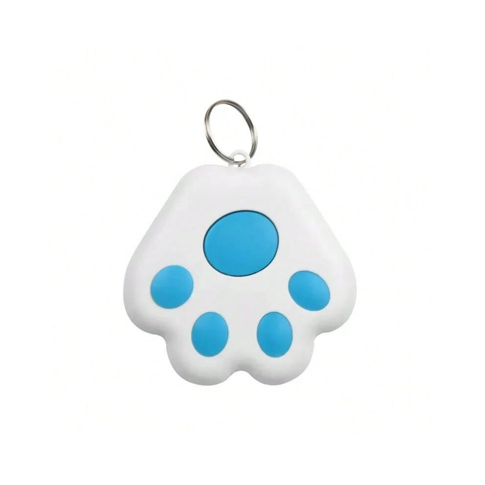 (Sky blue) Mini Pet Anti-lost Smart GPS Tracker Key Kids Bag Finder Dog Cat Pet for IOS/ Android Locator Bluetooth Tracker Device Reminder