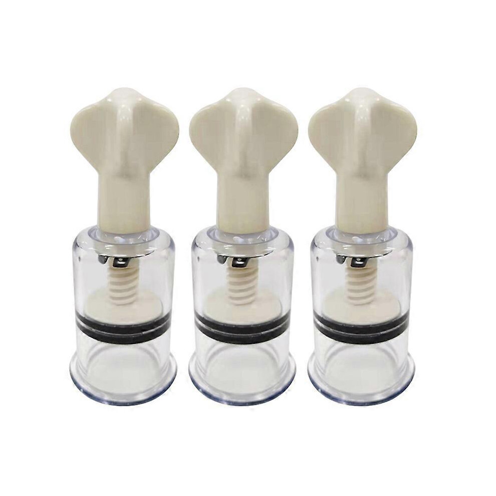 Furtalk (As Show, One Size) 3 Pcs Vacuum Cupping Set Full Body Massager Vacuums Twist Suction Cup Device Rotating Massage Relax Therapy Tool