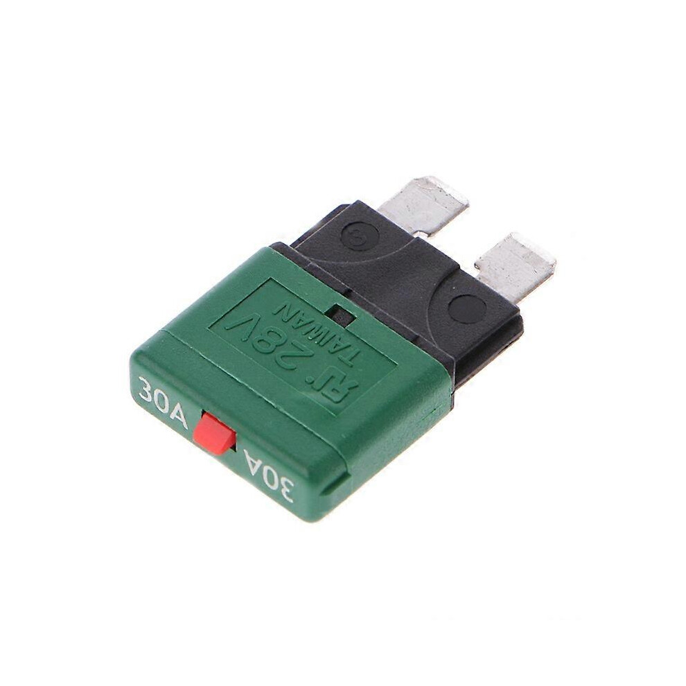(25A, One Size) Circuit Breaker Blade Fuse 28V Resettable 5-30A Marine Rally Automotive 5022093391815