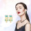 (Deep blue, One size) Water Drop Earrings Cute Cloud Rain Earring Personality Temperament Earring 2