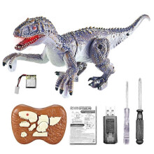 (B, One size) Electronic Gift RC Dinosaur Toy Remote Control Roaring Dino Kids New Year Gift