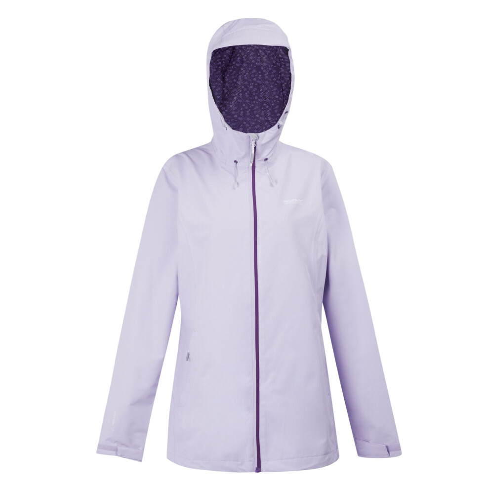 (10 UK, Lilac Frost) Regatta Womens/Ladies Hamara III Waterproof Jacket