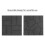 (2) Reversible Garden Stepping Stones Decking Paver 40x40cm 5
