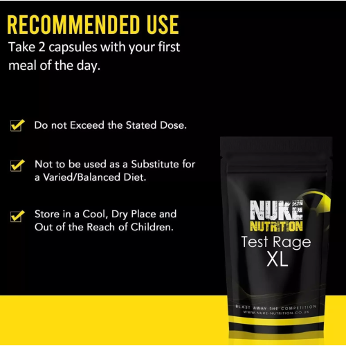 Nuke Nutrition Test Rage XL - Advanced Testosterone Booster for Men 2