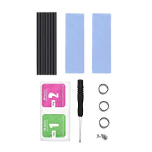 (As show, One size) Aluminum M.2 SSD Hard Drive Radiator HDD Cooling Heatsink for PCIE NVME 2280
