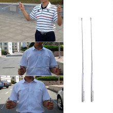 (As show, One size) Metal Dowsing Rods Divining Rods for Ghost Hunting Tools Divining Water Buried