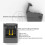 (EU Plug DP320UB, One size) DP320 Desktop POS Cashier Printer USB Wireless Thermal Receipt Printer 3