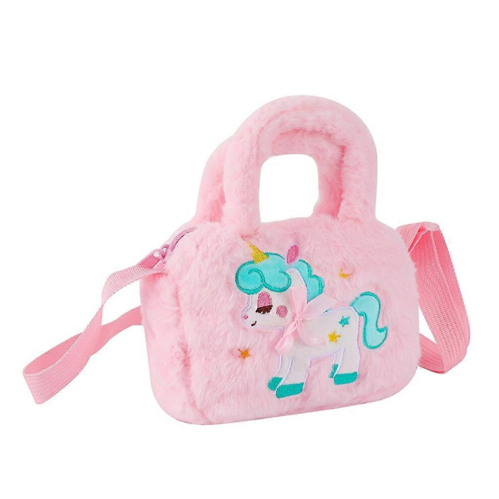 Photos - Women Bag  Crossbody Bag for Girls Kids Cute Cartoon Animal Purse Plush Shoulder Bags(Yellow, One size)