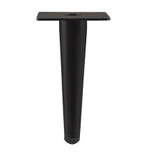 (12cm, Black) Furniture Legs Right Angle Support Sofa Legs for TV Cabinet Bedside Table