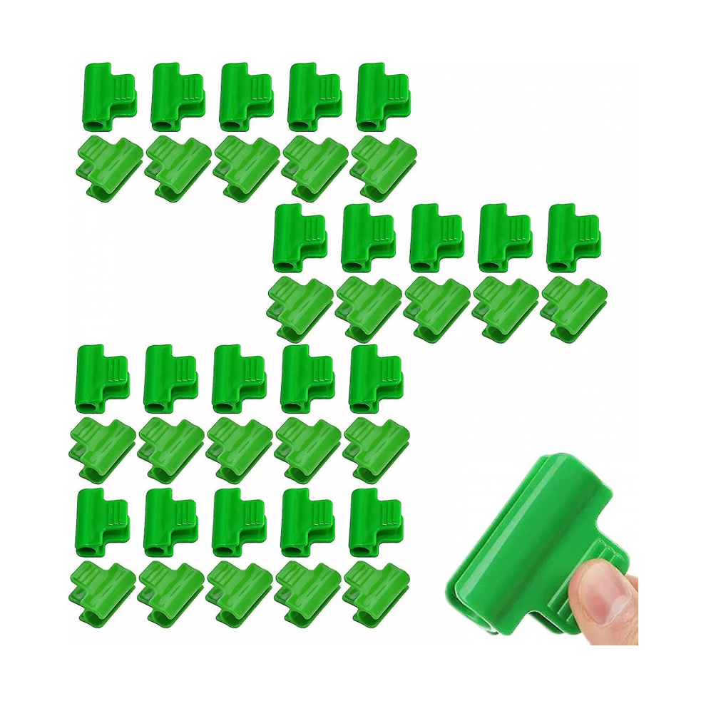 Lot de 40 pinces à film pour serre en plastique, clips de fixation pour serre, outil de jardinage, accessoires pour serre