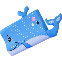 (Blue Whale) Animal Design Child Pillow, Calmly Pillow, Unique Animal Slumber Pillow For Toddler, Breathable Cooling Bed Pillows, Ergonomic Soft Pillows