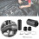 (As show, One size) Cold Air Filter Feed Enclosed Intake Induction Pipe Stretch Hose Kit Universal 2