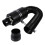 (As show, One size) Cold Air Filter Feed Enclosed Intake Induction Pipe Stretch Hose Kit Universal 1
