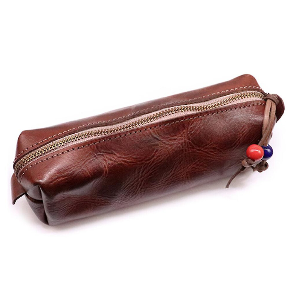 Furtalk (As Show, One Size) Durable Travel Cosmetic Bag Leather Glasses Bag For Men Women Travel School