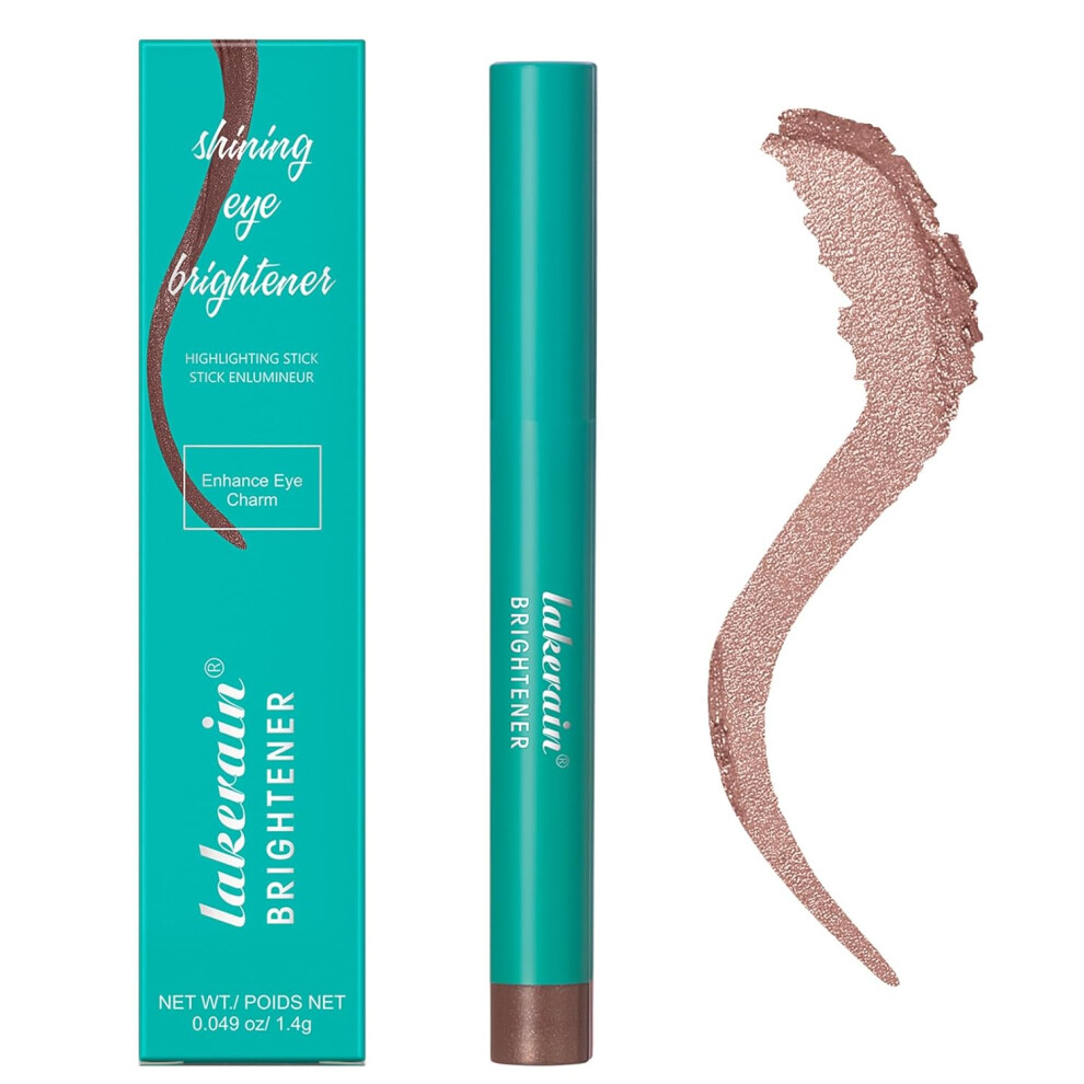 lakerain shining eye brightener highlighting stick in mauve taupe 1.4g