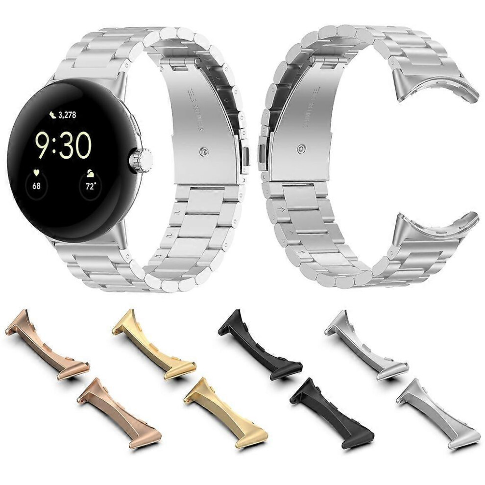 (As Show, One Size) For Pixel Smartwatch Bracelet Link Connection Adapter Wristband Strap Connector 5022093393345