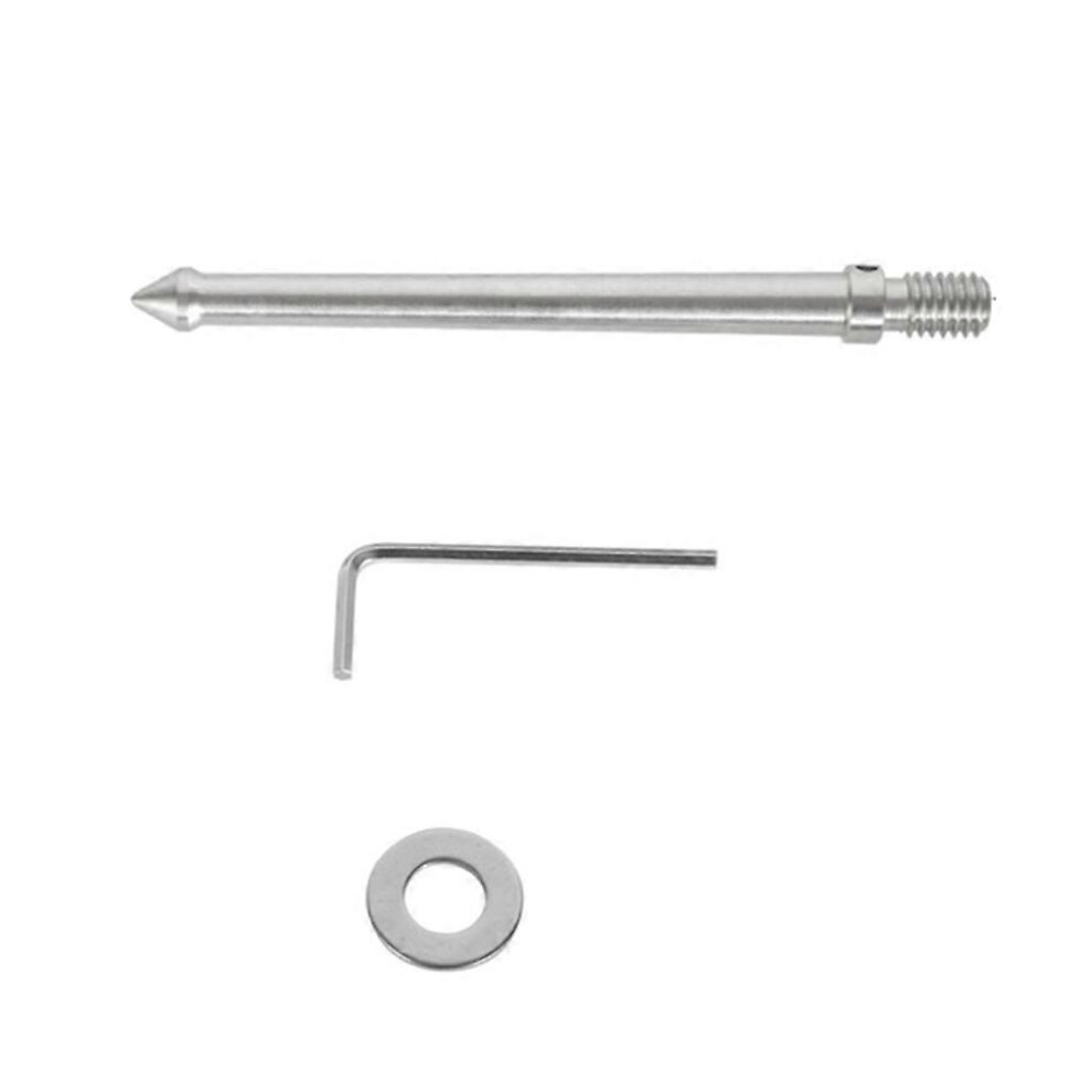 (As Show, One Size) Stainless Steel Ground Spike Tripod Foot Metal Spike Mount Adapter For Monopod 5022093393390