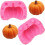 Halloween Mini 3d Silicone Pumpkin Mold Easy Release Mold (pink) 3 Pieces 18