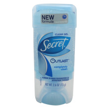 Secret Outlast Completely Clean Scent Clear Gel anti-transpirant en deodorant voor dames 2,6 Oz