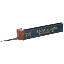 Faber-Castell Faber-Castell Super Polymer 0,5 mm 2H Druckbleistift, Schwarz
