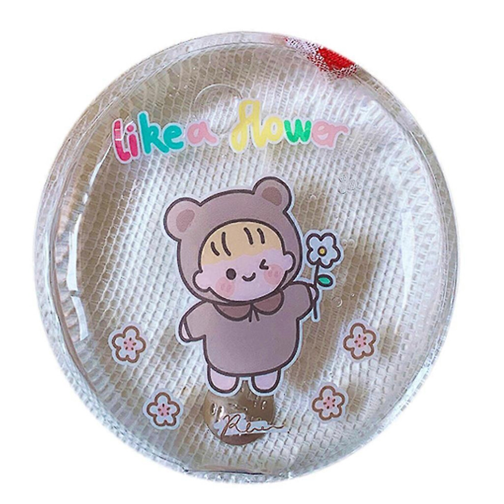 Furtalk (As Show, One Size) Winter Reusable Mini Round Hand Body Warmer Cute Cartoon Pattern Gel Liquid Heat Packs Portable Instant Self Heating Bag