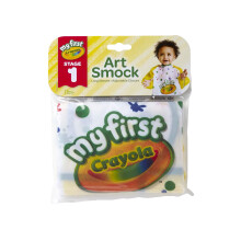 Crayola Art Smock taaperoille, pieni vedenpit   v    ruokalappu, sopii parhaiten 1-vuotiaalle (12 kuukautta), 2,5 x 21,5 cm