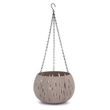 (As show, One size) Hanging Planter for 9 Inch Indoor Outdoor Flower Pot Hollow Plant Basket with Drainage Hole Garden Decoration