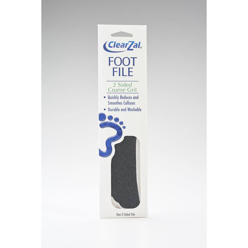Clearzal 2-Sided Coarse Grit Foot File 10-Inch