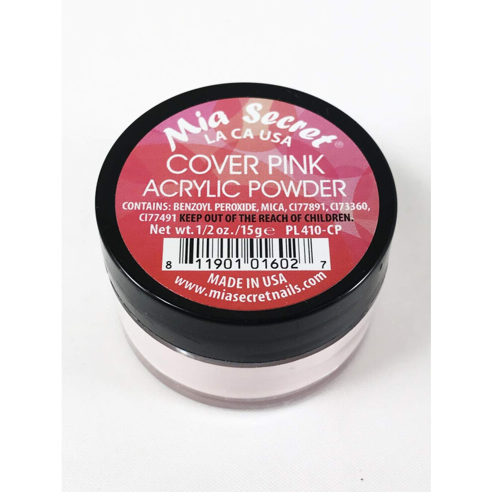 Mia Secret Pink Cover Acrylic Powder 12 Oz