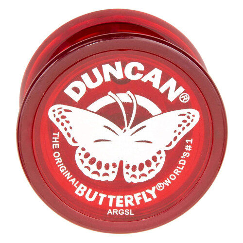 Αυθεντικό Duncan Butterfly Yo-Yo Κλασικό Παιχνίδι - Κόκκινο 1