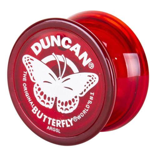Αυθεντικό Duncan Butterfly Yo-Yo Κλασικό Παιχνίδι - Κόκκινο 2
